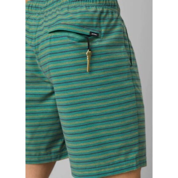 PrAna Metric E-Waist Cove Stripe Mens L/08 Board Swim Short Drawcord Standard - Picture 3 of 4